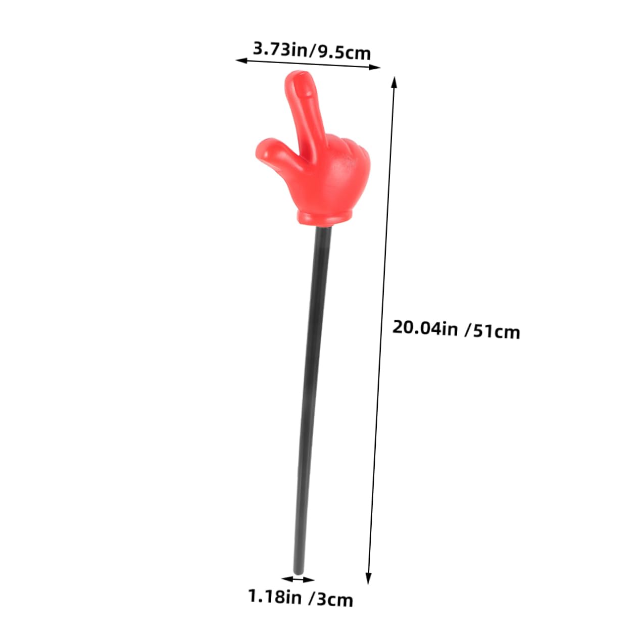 Abaodam 2pcs Finger Gesture Rod Pointers Fun Party Props for Weddings and Pranks Material Teaching Tool and Game Accessory for Boys and Girls and Adults