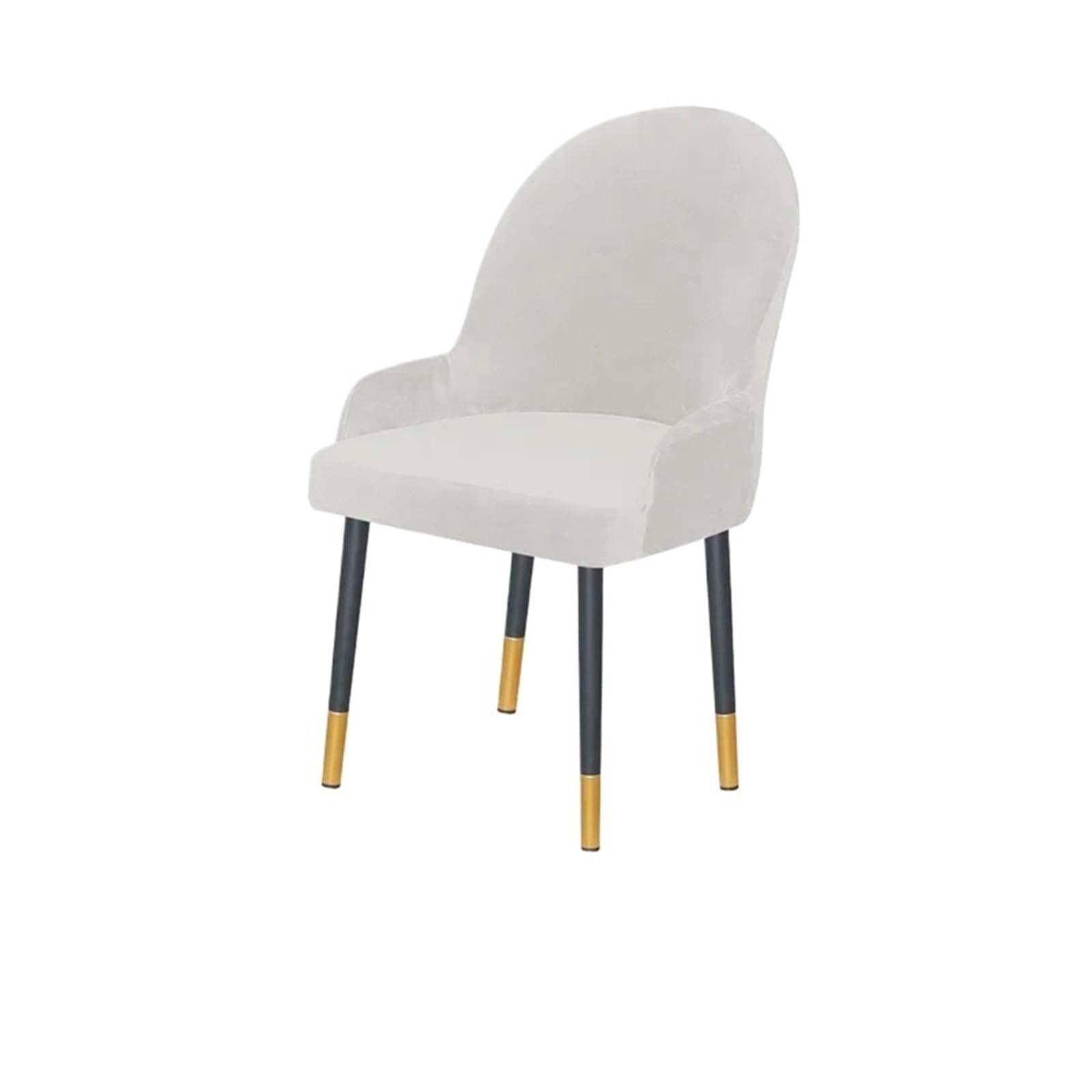 CYMMIYT Chair Covers Velvet Semicircle Armchair Covers Stretch Dining Chair Cover(Color 2)