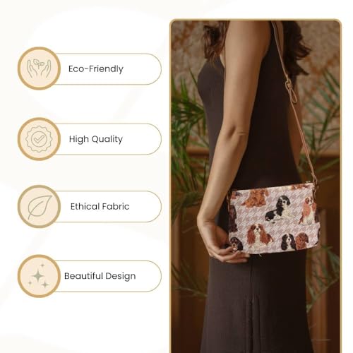 Image of Signare Tapestry Crossbody Bag Sling Shoulder Purse for Women