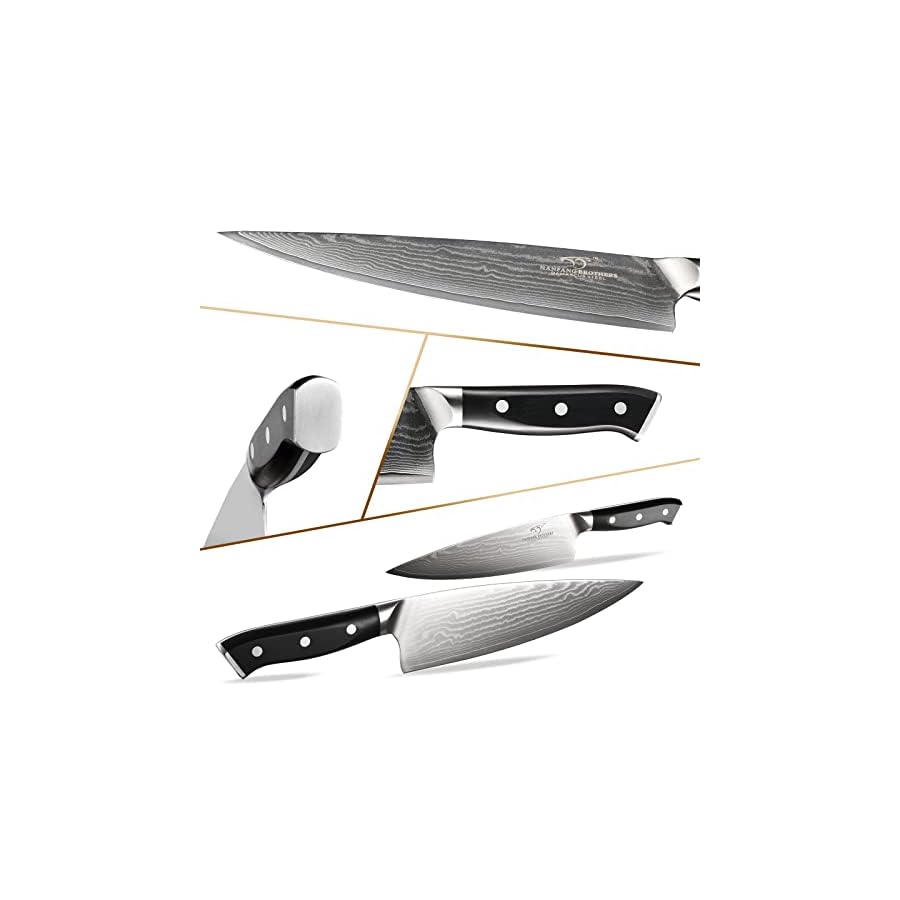NANFANG-BROTHERS-Knife-Set-18-Piece-Damascus-Kitchen-Knife-Set-with-Block-ABS-Ergonomic-Handle-for-Chef-Knife-Set-Carving-Fork-Knife-Sharpener-and-Kitchen-Shears-Knife-Block-Set NANFANG BROTHERS Knife Set, 18-Piece Damascus Kitchen Knife Set with Block, ABS Ergonomic Handle for Chef Knife Set, Carving Fork, Knife Sharpener and Kitchen Shears, Knife Block Set