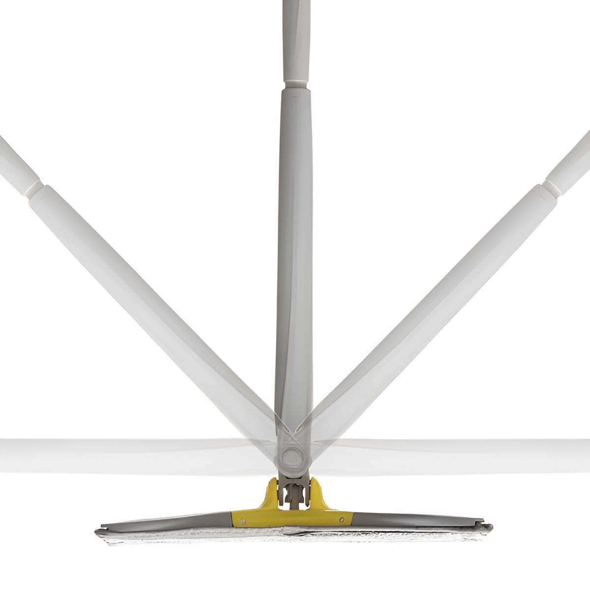 Mopa de microfibra de 40 cm de ancho con barra telescópica de 140 cm | mopa de suelo con mango telescópico