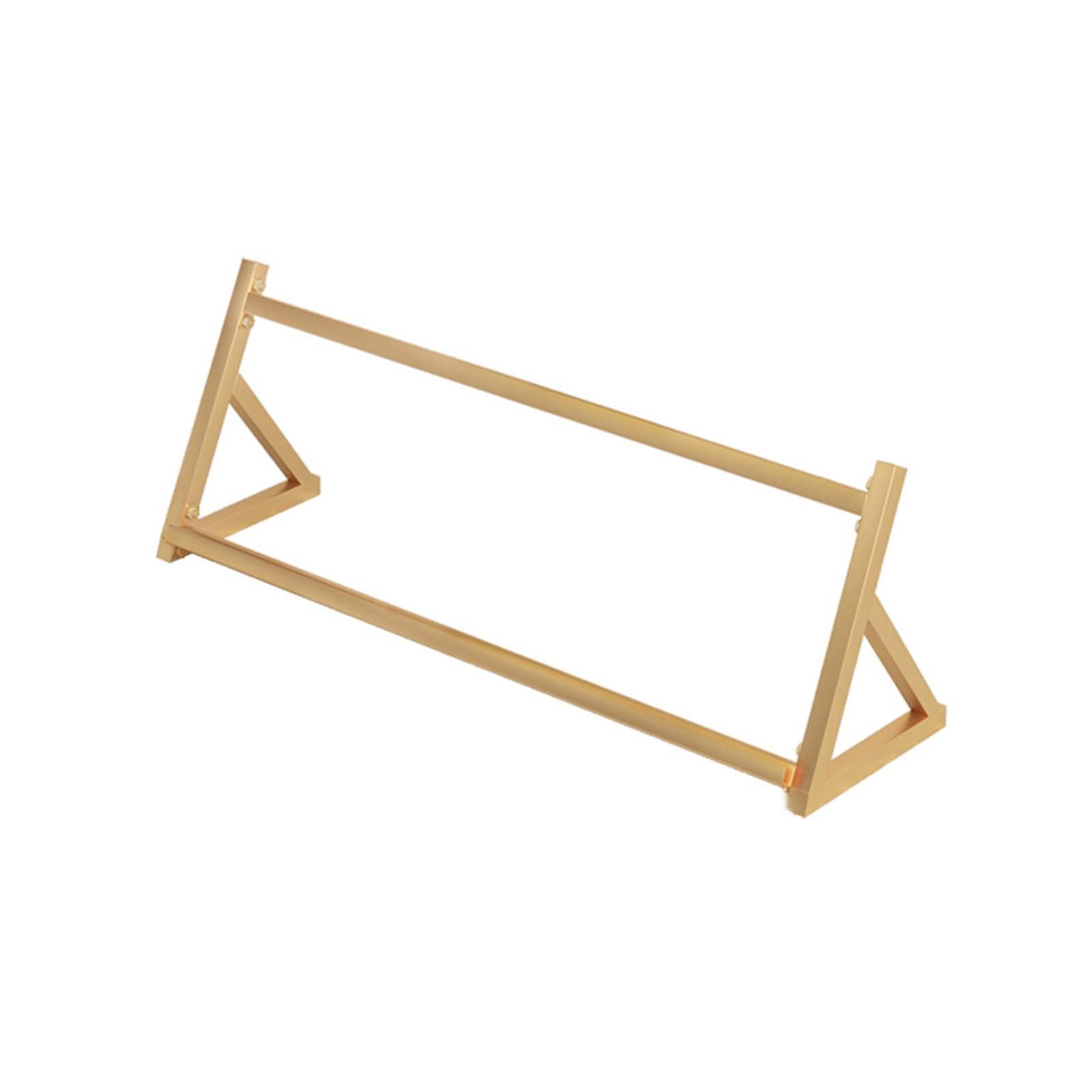 HXFAAFXH Floor Tile Display Stand,Metal Tile Display Rack for Desktop,Building Material Display Shelf,Ceramic Sample Display Rack,Floor Standing Strong Load-Bearing Display Stands(Gold)