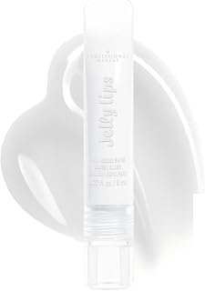 Glänsande gelé läppbalsam, oljig läppglans med glass-effekt, volymgivande och slät vård med peptider och körsbärsolja, icke-klibbig fuktgivande formula (#1, 23g)