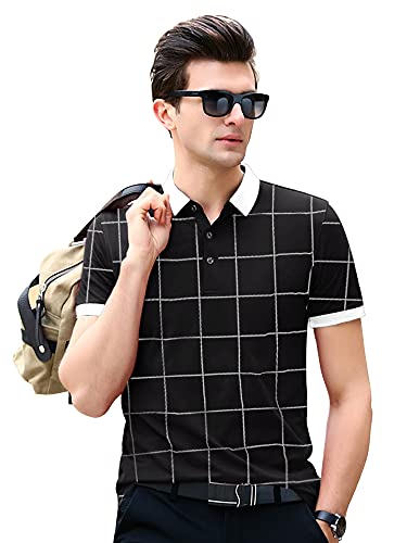 Image of EYEBOGLER Mens Printed Polo Tshirt