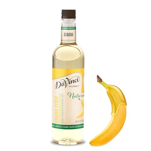 Image of DaVinci Gourmet Naturals Banana Syrup, 25.4 Fluid Ounces (Pack of 1)