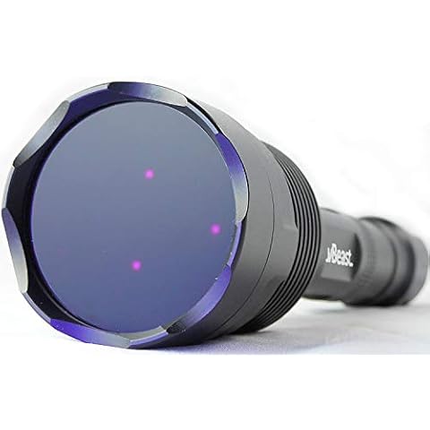 uvBeast New V3 365nm Black Light UV Flashlight – High Definition Ultraviolet - HIgh Power and Long Range Professional Grade Beam Best for Professional/Commercial Use – USA Stock Cover