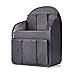 Produktbild Bag in Bag Rucksack Schultasche Organisator Schulrucksack Einfügen Veranstalter Tasche Kosmetik Reise für Frauen (Schwarz Passt zu MCM L)