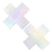 Neva Nude Liquid Party Pure White Holographic X Factor Nipztix Pasties Nipple Covers