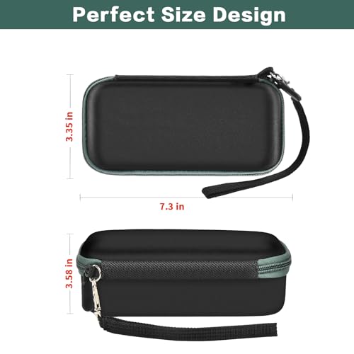 Tasche für Bosch akku Heißklebepistole GluePen, inkl. Ladegerät & Klebesticks - Perfekte Aufbewahrungslösung für Bosch Heißklebepistole. Passende Tasche für Akku, Ladegerät- Schwarz (Nur Fall)