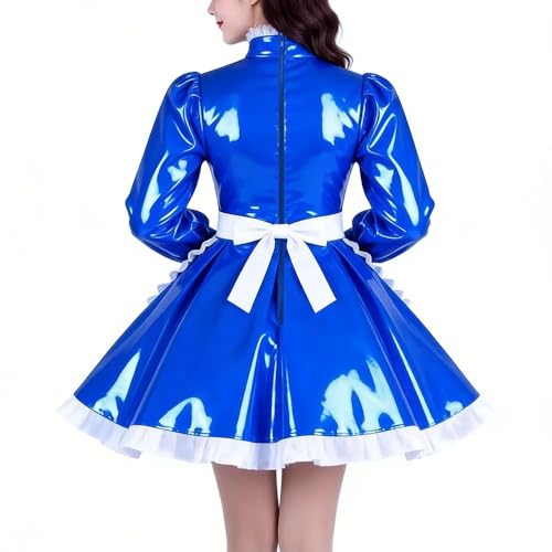 Robe de jeu de rôle grande taille 7TG avec tablier coupe ajustée - 2