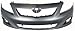 Crash Parts Plus Primed Front Bumper Cover Replacement for 2009-2010 Toyota Corolla