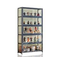 Amazon.co.jp: Pxkmouy 3段高さ106cmコレクションケース ガラスケース