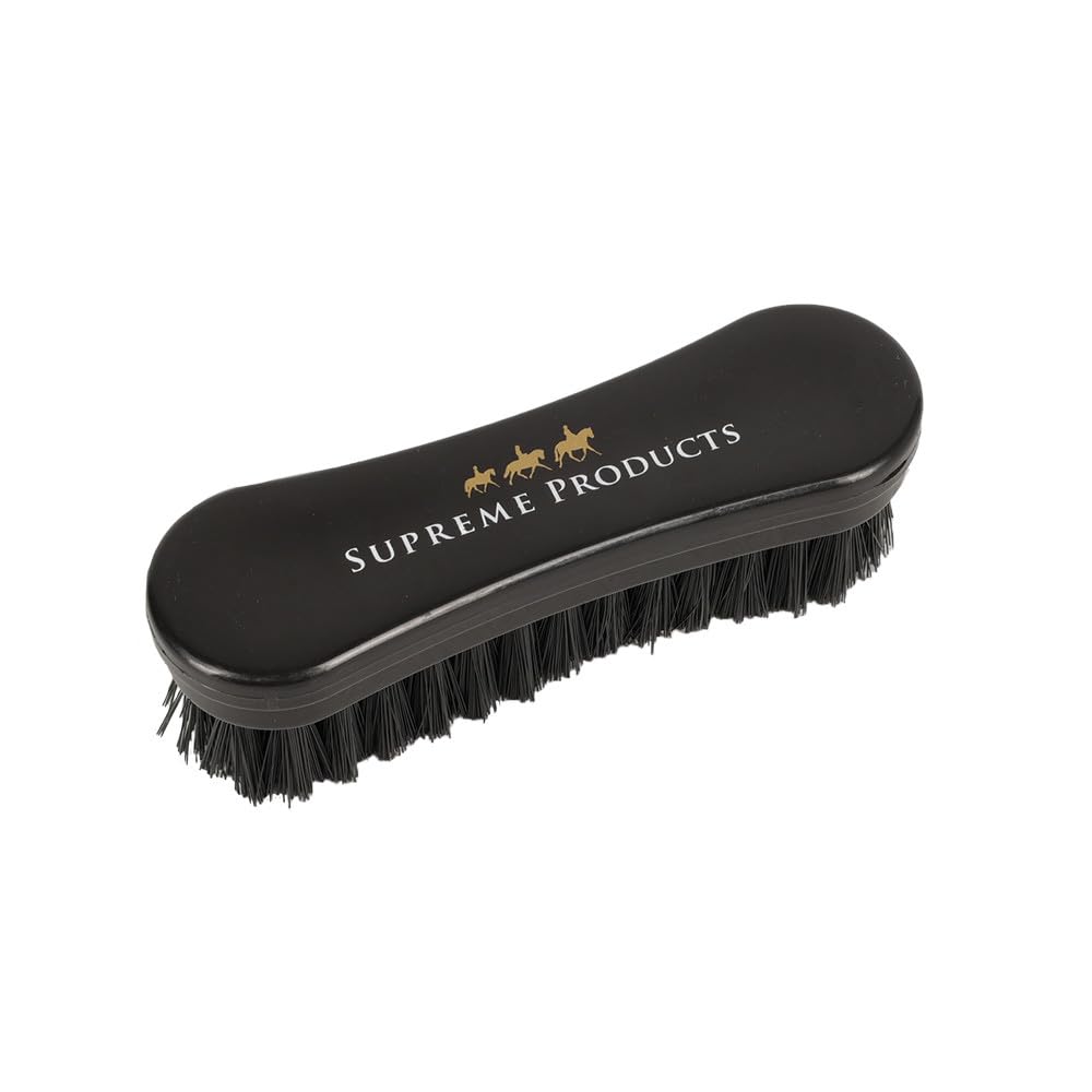 Supreme Products Pampered Pony Horse Face Brush (One Size) (Black/Gold)