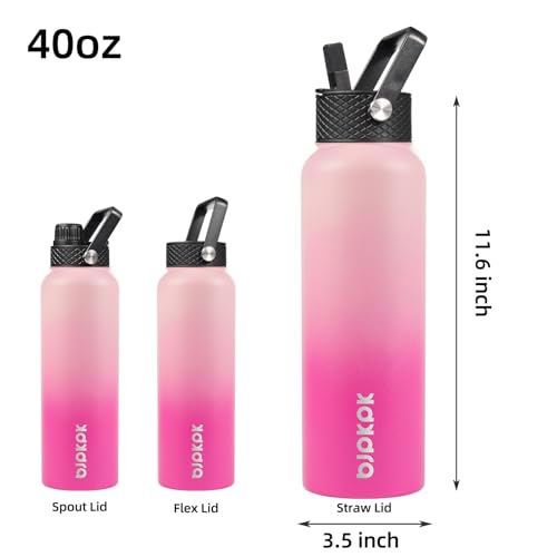 Bjpkpk BK40-CHERRY 40Oz Stainless Steel Insulated Water Bottle thumb #1