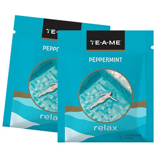 Image of TE-A-ME Peppermint Tea - 25 Tea Bags | Pure Peppermint & Licorice Root (Pack of 3)