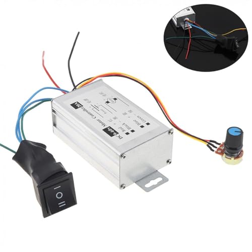 Controlador PWM ajustable de corriente 20A para regular motor DC hasta 60V 2
