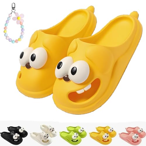 Big Eye Dog Slippers, Women´s Cute Big Eyed Dog Slides, 2025 New Women's 3d Tongue Kiss Slippers, Non-Slip Beach Slides Sandals