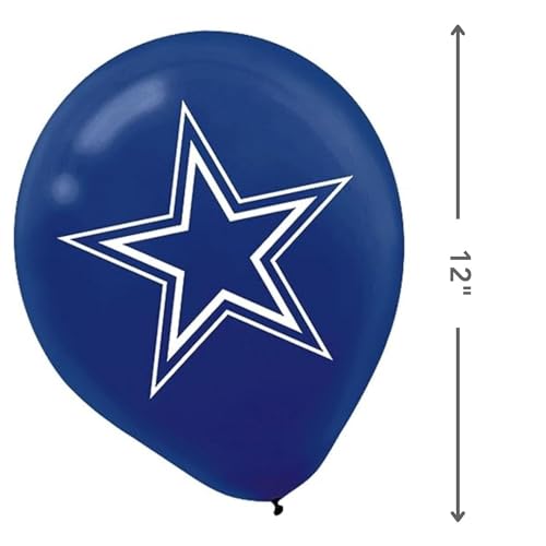 "Dallas Cowboys Collection" Printed Latex Balloons, Party Decoration