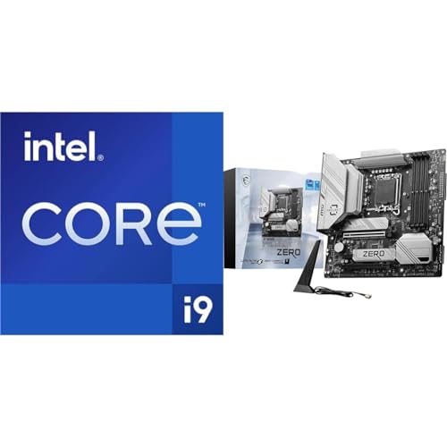 Image of Intel Core i9-12900K Gaming Desktop Processor + MSI B760M Project Zero Gaming Motherboard