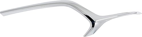 Garage-Pro Moldura de rejilla compatible con Mazda 3 2019-2023 delantero, lado del pasajero, cromo, sedán