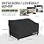 Porch Shield Patio 3-Seater Sofa Cover - Waterproof Outdoor Couch Deep Seat Sofa Cover 86W x 38D x 35H inch, Black