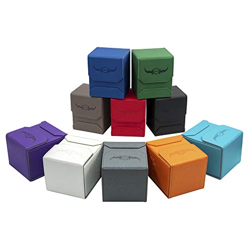 Zoopin Leather Deck Box-Black For Collectible Cards-Mtg,Yugioh,Pokeman,Tes Legacy,Munchkins Ccg Decks And Also Small Tokens Or Dice- Hold 80 Sleeved Cards Or 150 Naked Cards … #TOP6