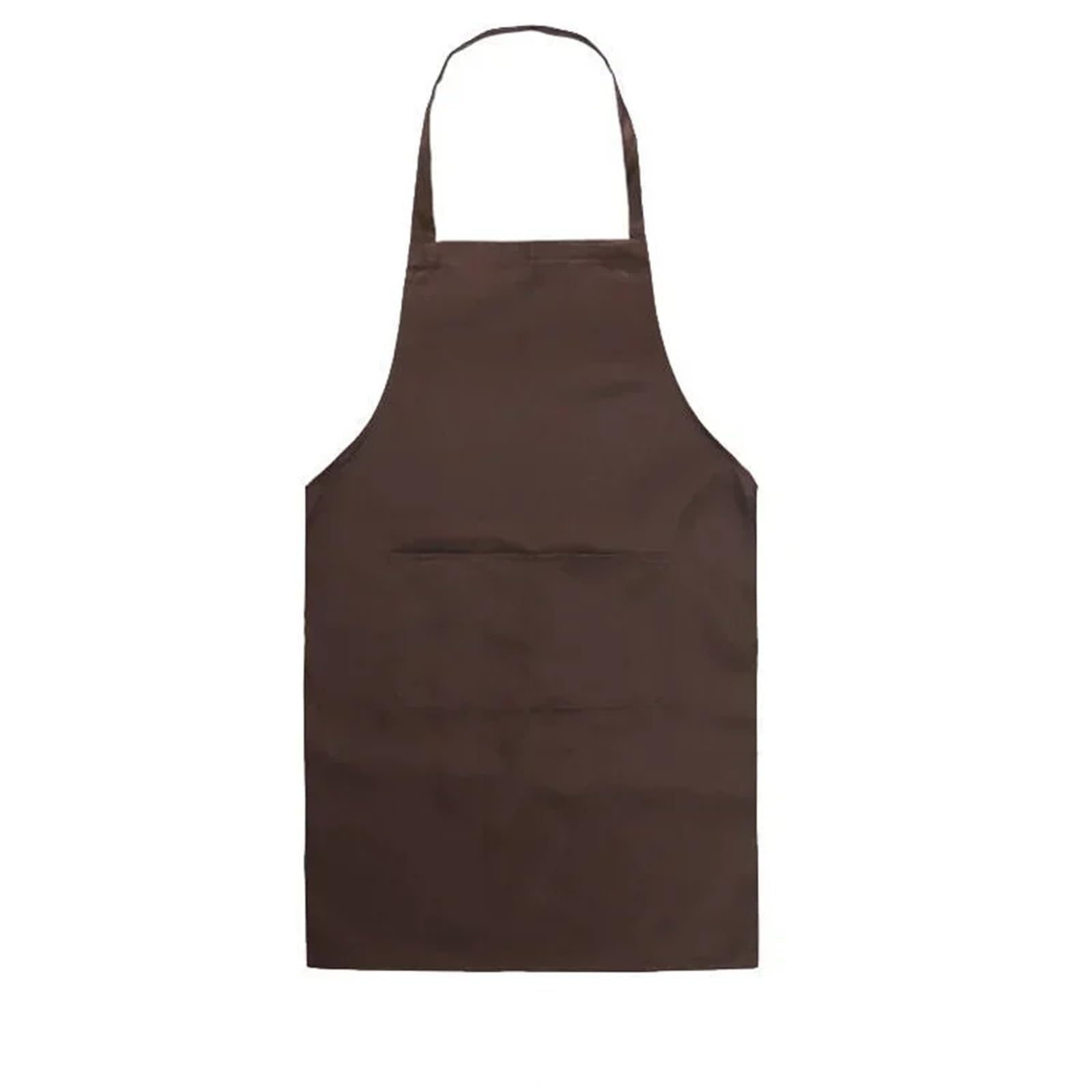 Tablier de cuisine réglable marron pour protéger vos vêtements des taches de gras