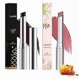 *Black-Honey Lipstick Tinted Lip Balm, Hydrating Natural Glossy Lip Balm, Sheer Lightweight Color-Almost Lipstick Tinted Lip Balm In *Black-Honey&*Pink-Honey for Repairing Dry Lips Image