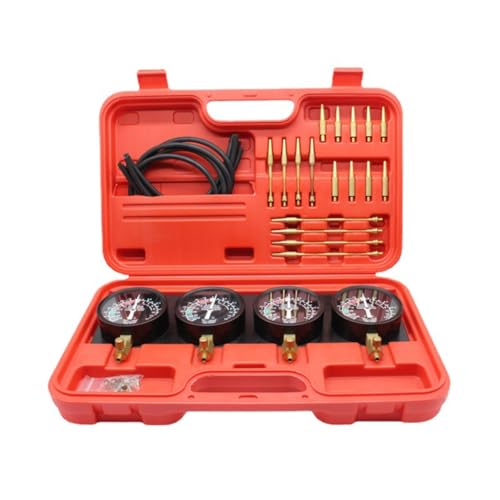Breeshy Synchrone Tester für Vergaser, Vergaser, für Motorrad, 4 Zylinder, Synchron-Tester, Vakuum-Tester, Autowerkzeug