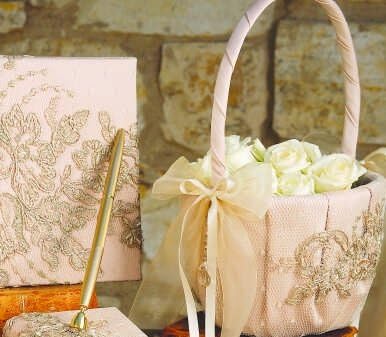 Bella Donna Flower Girl Basket - Ivory