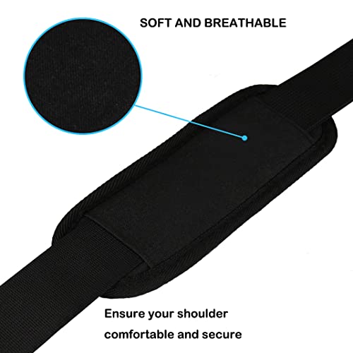 Areylo BM-1 Universal Replacement Laptop Shoulder Strap, Durable 55 Inch Adjustable Comfortable Belt With Metal Hooks For Briefcase, Computer Messenger Bag, Laptop Case Luggage/Duffel/Camera thumb #1