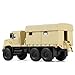 NUOTIE 1/64 Military Truck Tactical Truck Model Armored Car MTVR MK23 Military Off Road Vehicle Die-cast Metal Model Kit Medium Multifunctional Car for Collection or Gift(Desert Yellow)