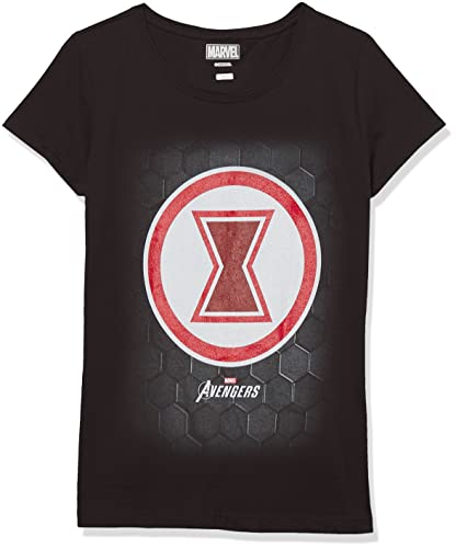 T-Shirt Marvel Widow Hex Fille - Haut Coton Fan de Super-Héros