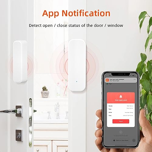 Phovolt DS-007 Wifi Door Sensor, Smart Window Door Sensor, Alexa Door Window Contact Sensor For Home Security thumb #3