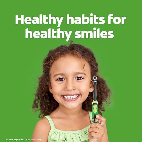 Image of Colgate Minecraft Kids Toothpaste with Fluoride, Minecraft Toothpaste with Mild Bubble Fruit Flavor, For Children Ages 2 and Older, Helps Protect Against Cavities and Strengthens Teeth, 4.6 oz, 4 Pack
