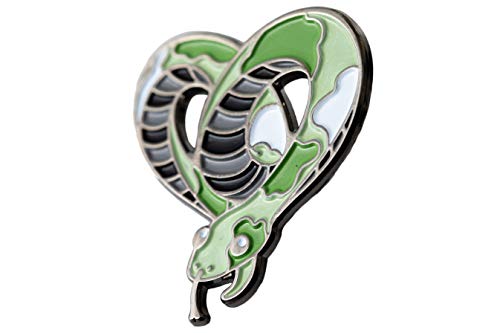 Broche émail Snek Aromantic Pride idée cadeau originale pour la communauté LGBT