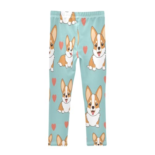 Bolaz Toddler Girls Leggings Printed Yoga Pants Leggings Cute Shiba for Kids2