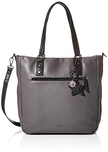 s.Oliver (Bags) 39.911.94.3875MujerBolso de manoGris (Granite/Grey) 12x30, 5x30 Centimeters (B x H x T)