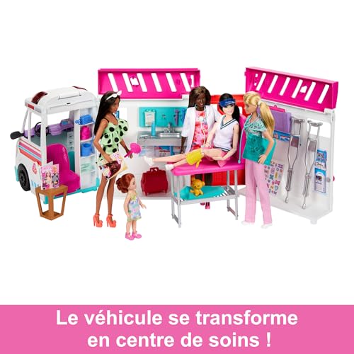 Coffret Barbie Le Véhicule Médical Mattel Le Coffret - vue 5