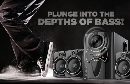 Image of Intex 2650 PRO FMUB 4.1 Multimedia Speaker with Bluetooth /AUX /USB /FM