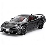 ERBADIHAGO Toy Cars Compatible for 1990 NSX NA1 1/32 Metal Model Car Pull Back Car Toys with Light and Sound Toys Car Collectible Model for Children Age 3 + Year Old (Black)