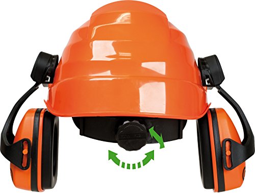 Waipoua Head Protection/Protective Helmet Combination, Impact and Scratch-Resistant ABS - Helmet, Advanced Face Protection and Optimal Noise Reduction, Washable Sweatband, SNR Value: 27 dB