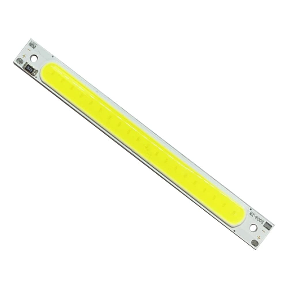 LED COB Light Platine, 5 pezzi DC 5 V 3 W Long Strip LED Chip Light Board Luce Bianca 600 mA 400 lm 6500 K per USB Touch Dimmer