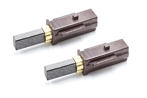 2x Kohle-Bürste, Motorkohle, Schleifkohle 6,3mm x 11mm x 33mm für Staubsauger wie Miele 2830480