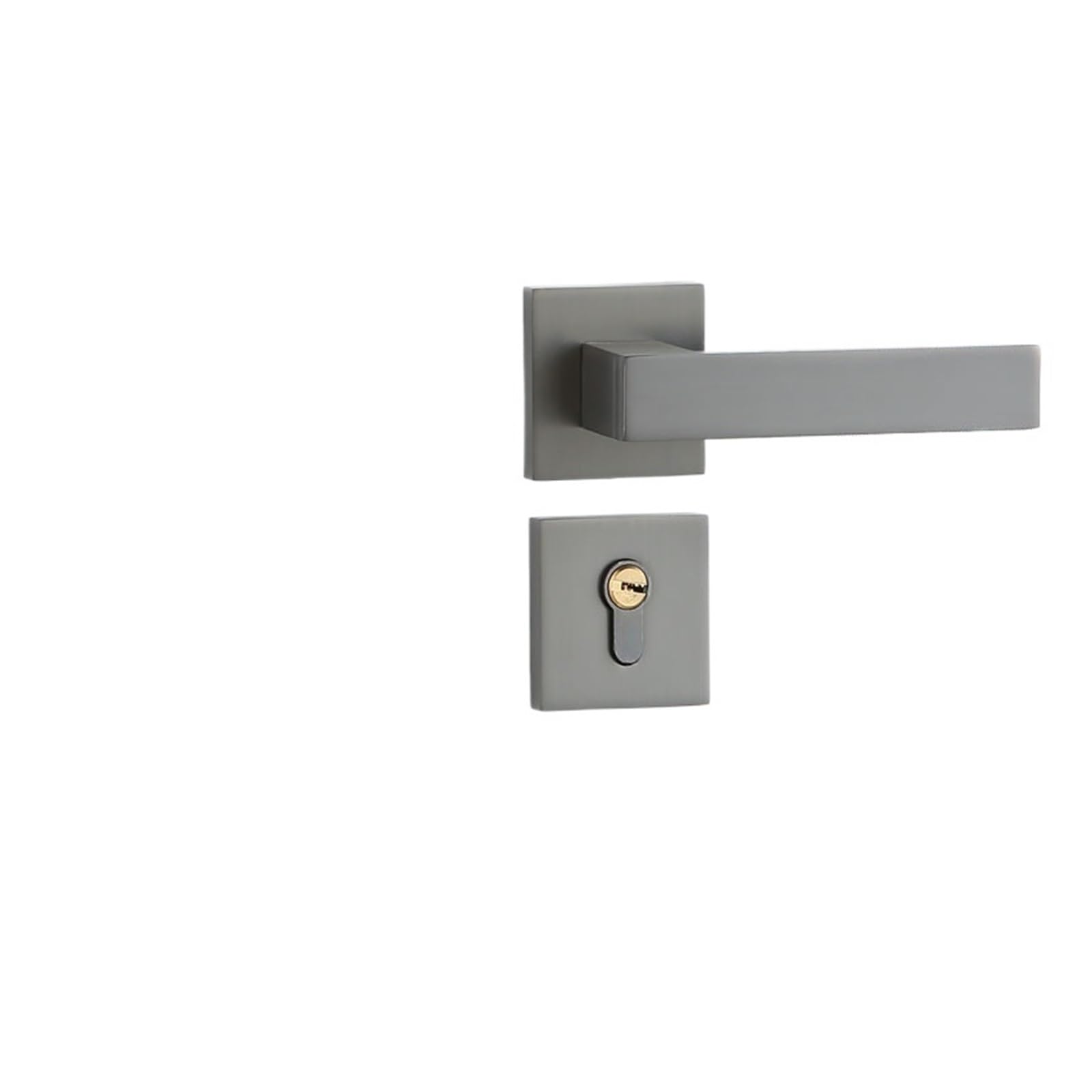 Kfvmvtdw One Color Black Zinc Alloy Magnetic Silent Mechanical Door Lock Hardware
