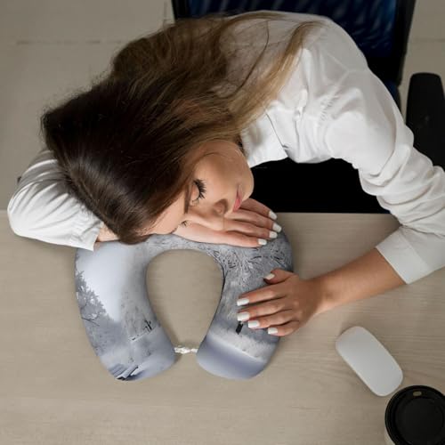 Almohada de memoria ergonómica para cuello negra miniatura 6