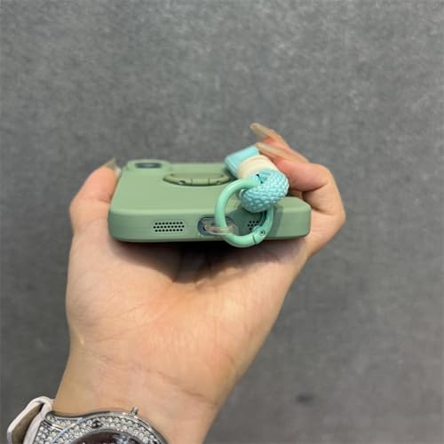 Support de bague en silicone liquide haut de gamme pour iPhone 16 Plus gris