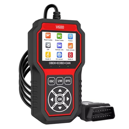 Escáner OBD2 con detección de voltaje de batería y códigos de falla
