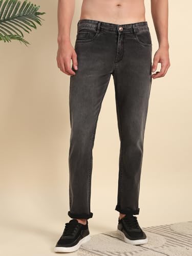 Image of Vogaan Regular Fit Stretchable Jeans for Men | Men's Stylish Denim Cotton Pants