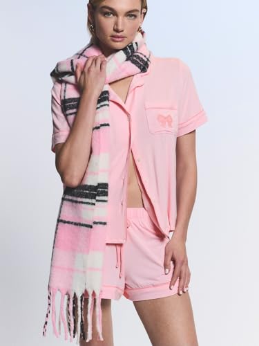Image of Victoria's Secret Modal Pajama Set, Short Sleeve Button Down Shirt and Shorts, Sleepwear for Women (XS-XXL)